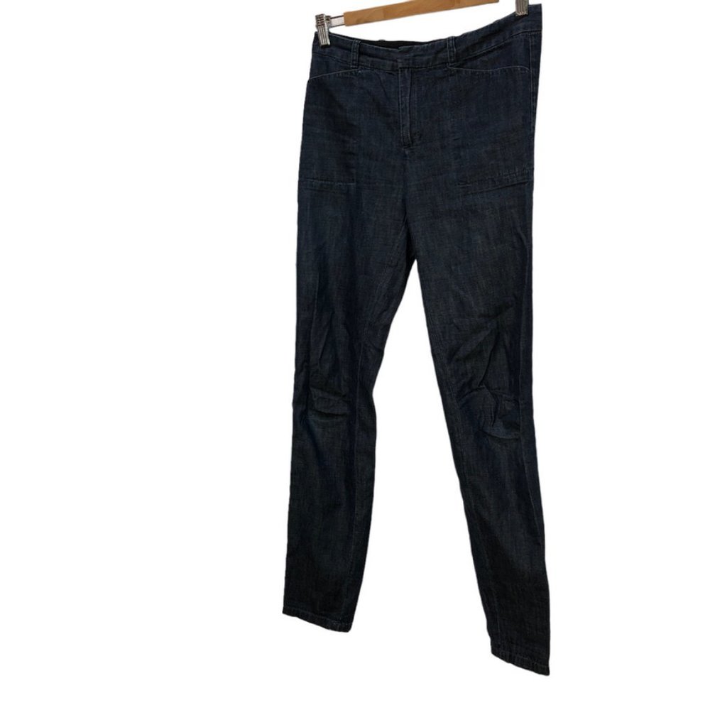 A.P.C. rue madame paris flat fornt high waist skinny jeans RARE 24x30 XS